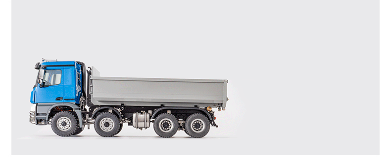 (卡勃力特K3365 K3366) 1/14遙控8×8液压滚装自卸車
