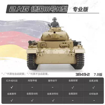德國(III號H型)1/16中型遙控坦克車