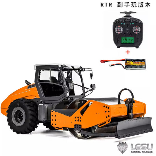 (Aoue-H13i)1/14遙控全金屬壓路機