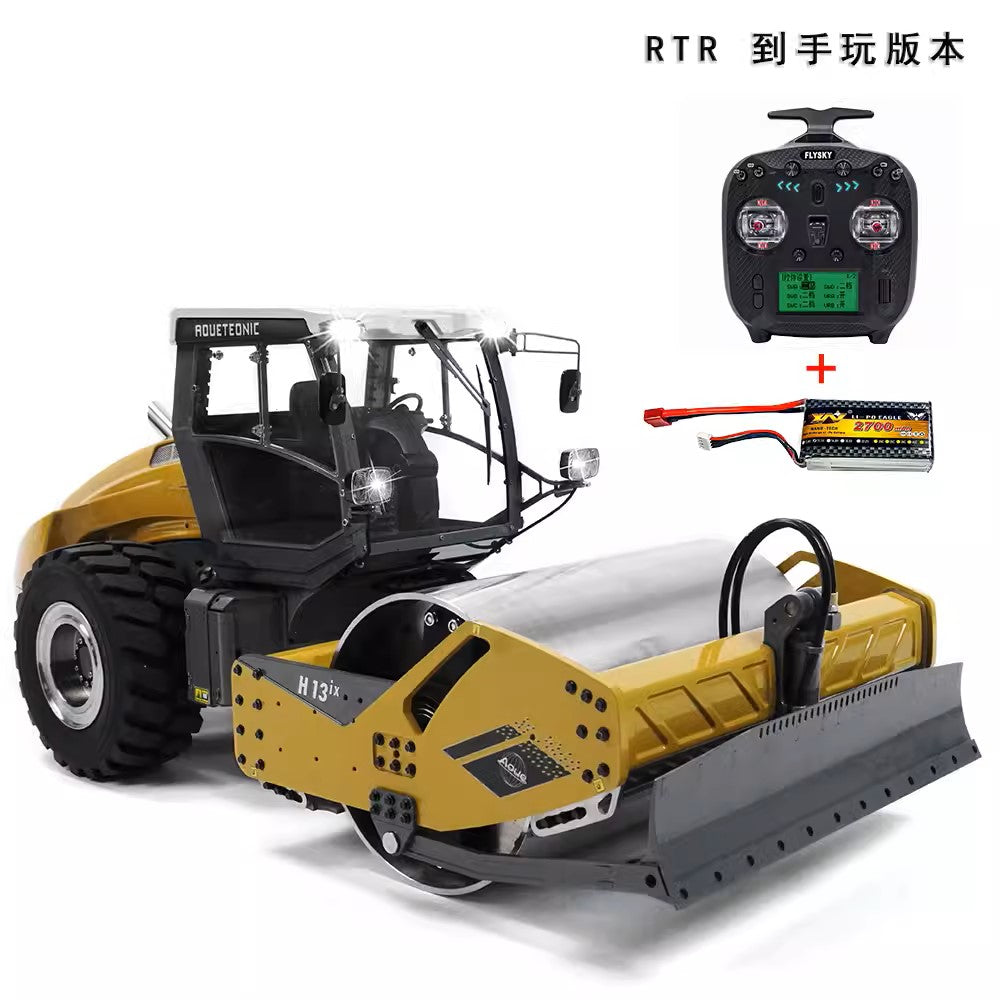 (Aoue-H13i)1/14遙控全金屬壓路機