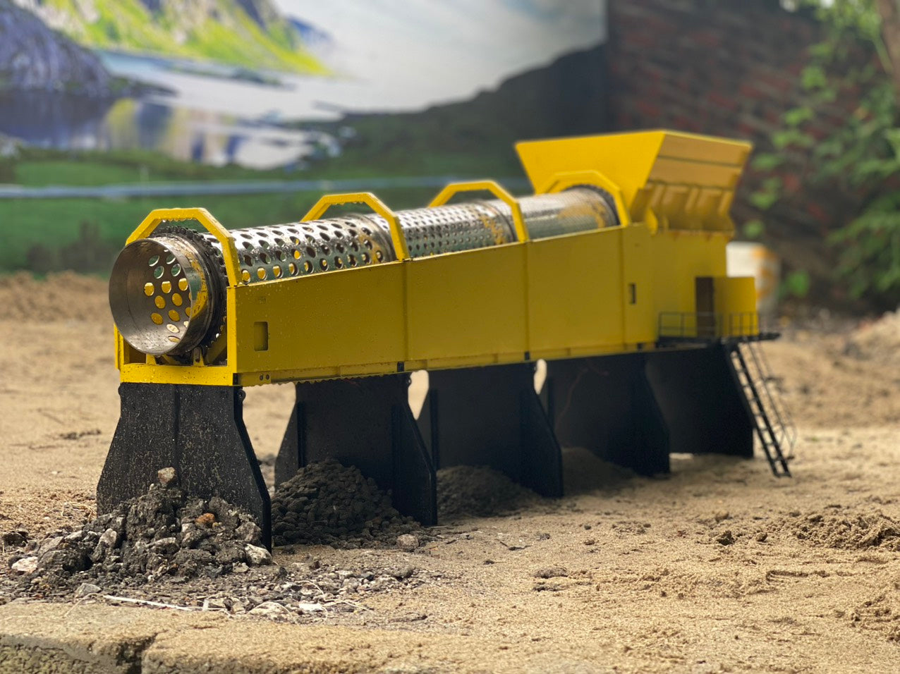 (DPS 滾筒篩) 1/14三軸滾筒拖車