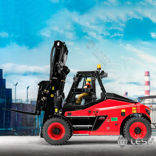 (金屬外殼CNC製作)1/14遙控六路閥液壓重型叉車