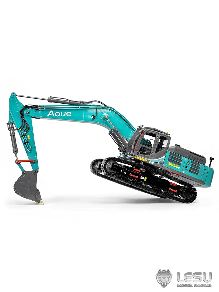 (Aoue-SK500)1/14遙控液壓6路閥履帶式挖土機