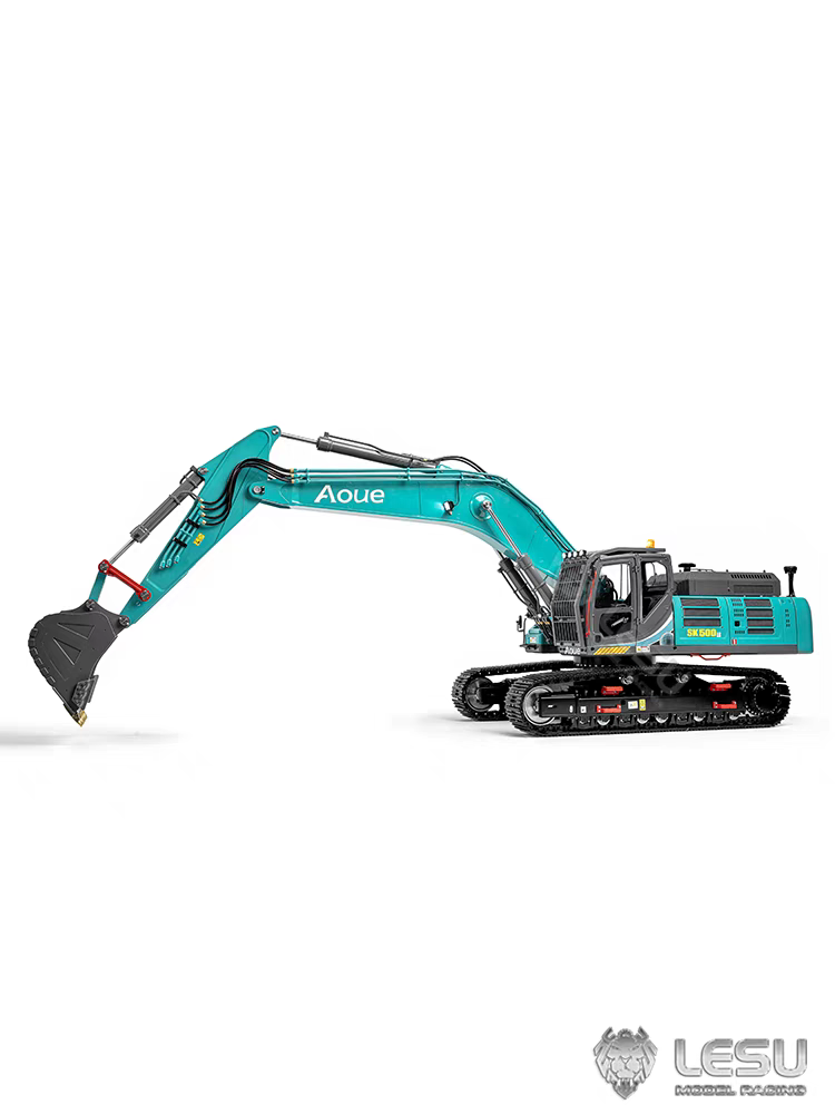 (Aoue-SK500)1/14遙控液壓6路閥履帶式挖土機