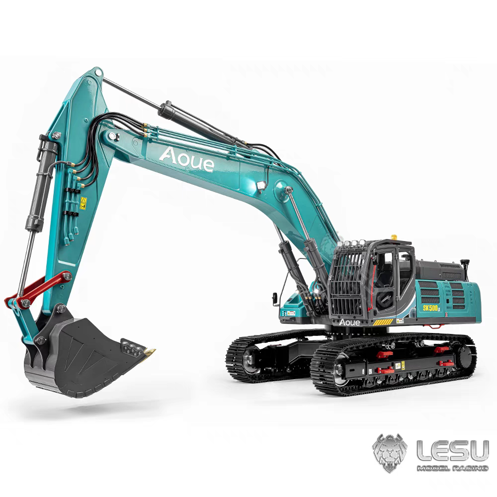 (Aoue-SK500)1/14遙控液壓6路閥履帶式挖土機