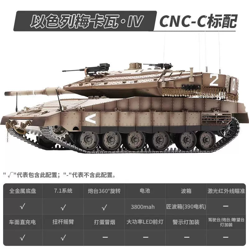 以色列（梅卡瓦Ⅵ）1/16遙控主戰坦克車