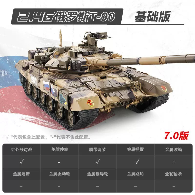俄羅斯（T90）1/16遙控主戰坦克車