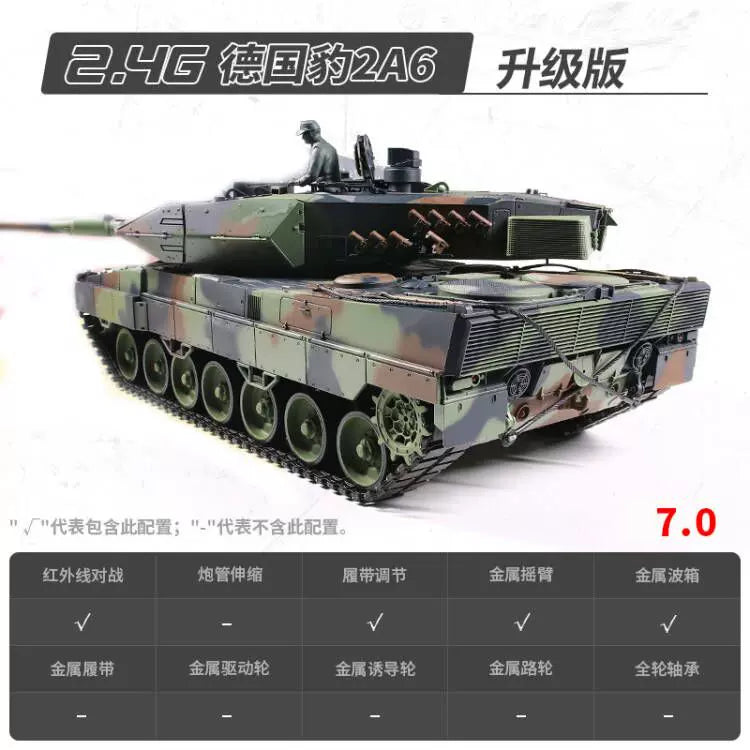 德國（豹ⅡA6）1/16遙控坦克車