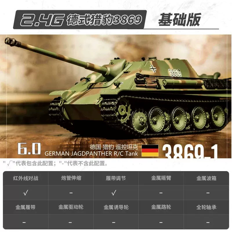 德國（獵豹）1/16遙控坦克殲擊車