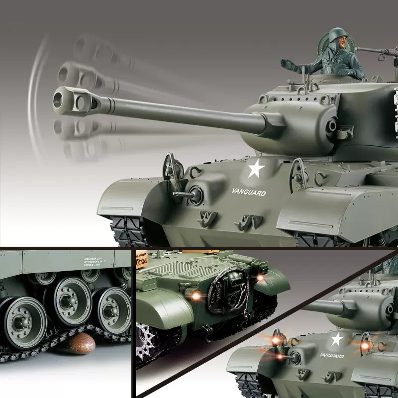 美國（M26潘興）1/16重型遙控坦克車