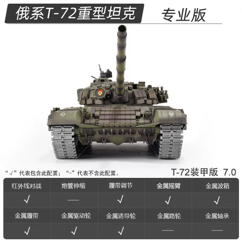 俄羅斯（T72）1/16裝甲遙控坦克車