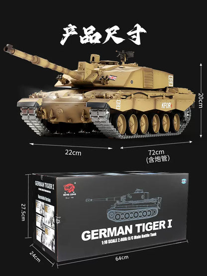 英國（挑戰者Ⅱ）1/16重型遙控坦克車