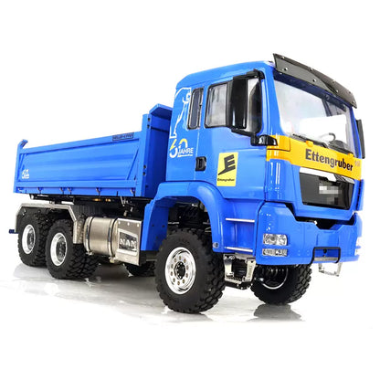 (曼6X6三向車斗)1/14遙控高扭力泥頭自卸車