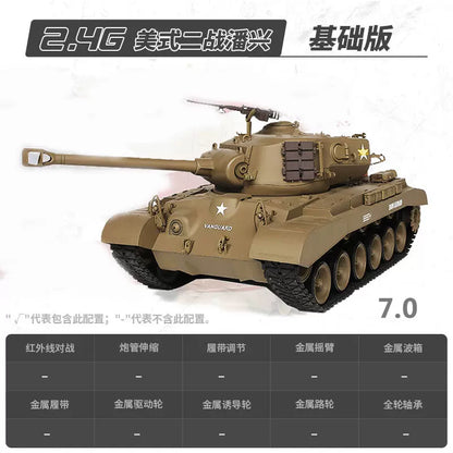美國（M26潘興）1/16重型遙控坦克車