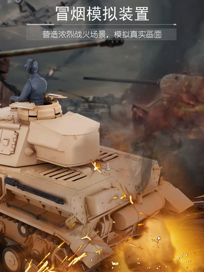 德國（Ⅳ號F型）1/16中型遙控坦克車