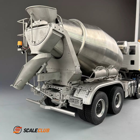 （輪減6*6攪拌）1/14遙控輪減橋6x6 全金屬水泥攪拌車