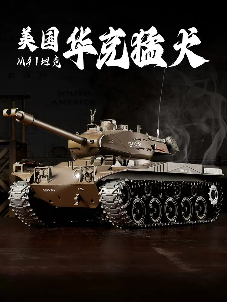 美國（華克猛犬M41A3）1/16輕型遙控坦克車