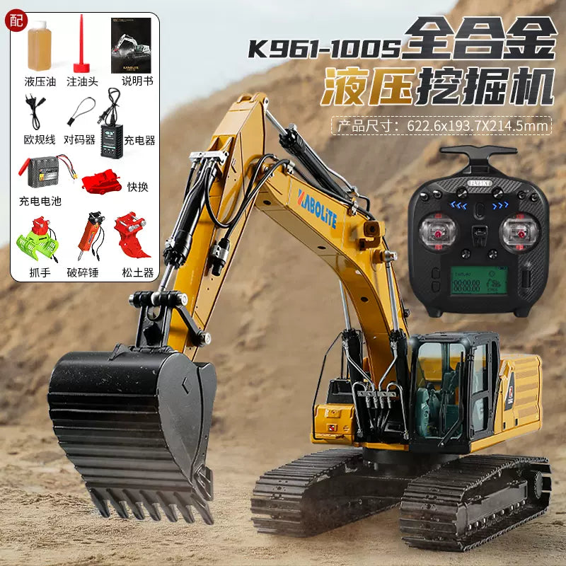 （卡勃力特K961-100S） 1/18 遙控液壓挖掘機