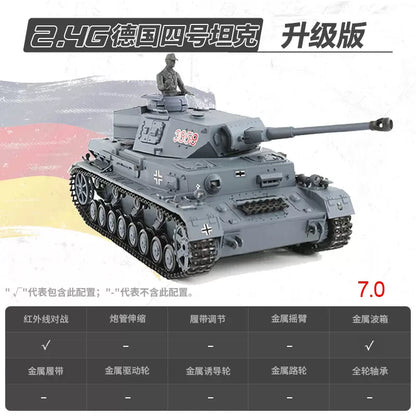 德國（Ⅳ號F2）1/16中型遙控坦克車