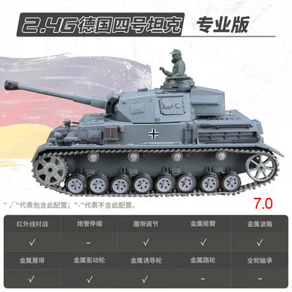 德國（Ⅳ號F2）1/16中型遙控坦克車
