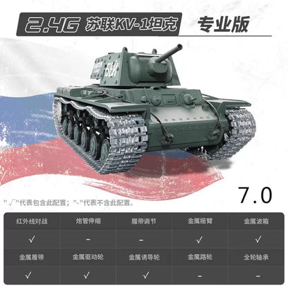 蘇聯（KV-1S）1/16重型遙控坦克車