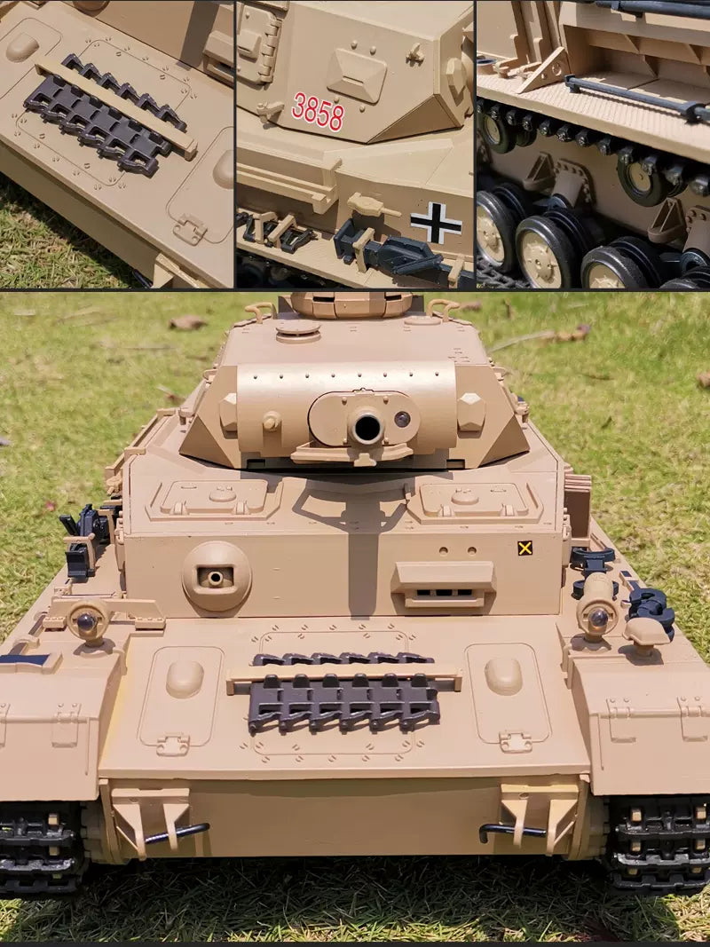 德國（Ⅳ號F型）1/16中型遙控坦克車