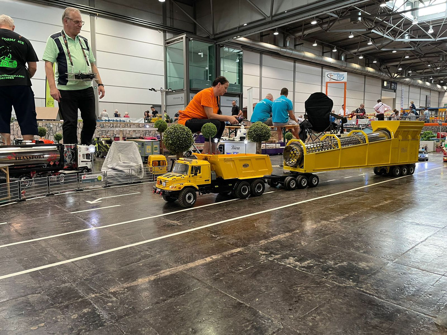 （DPS 滾筒篩） 1/14三軸滾筒拖車