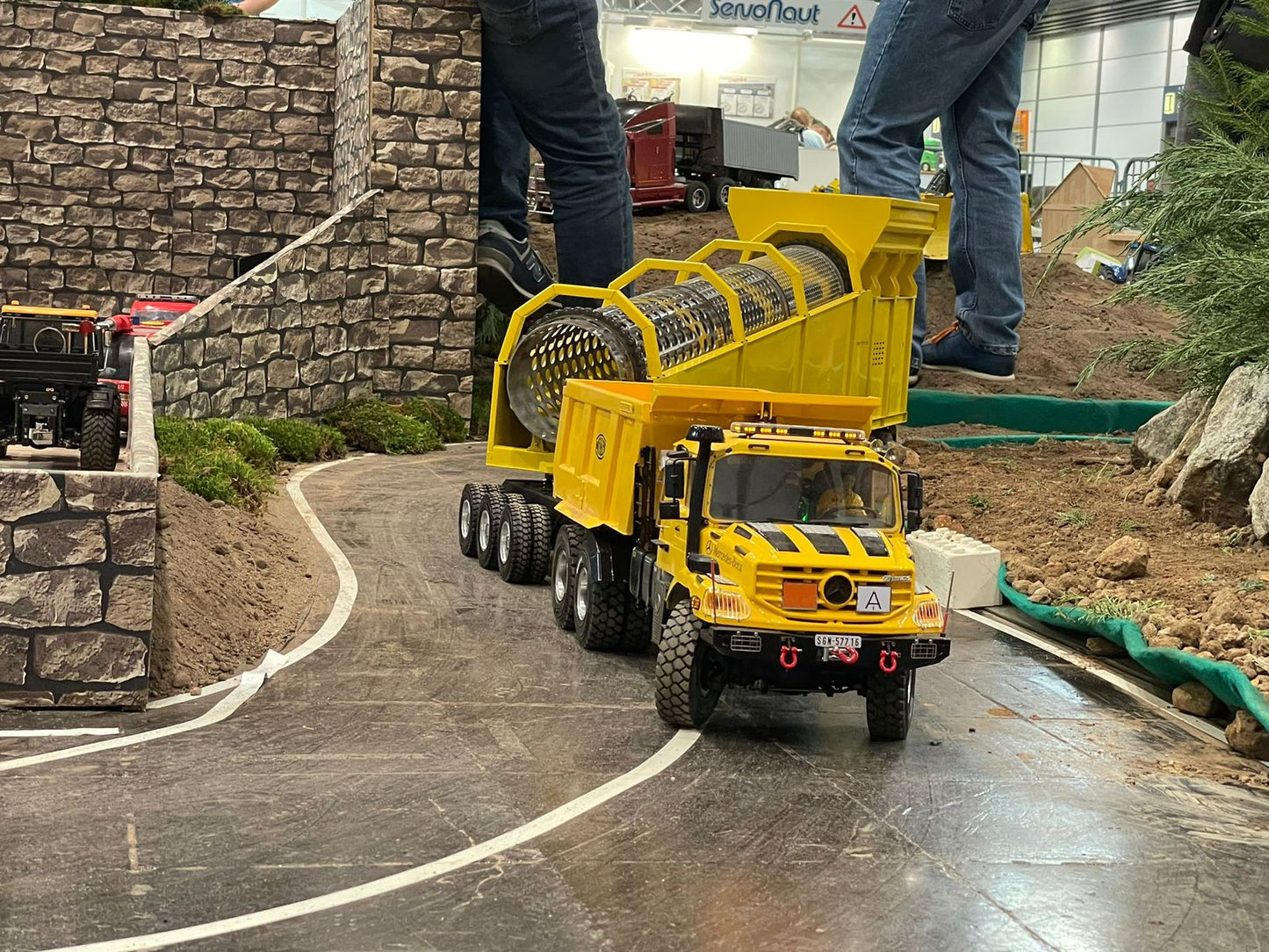 （DPS 滾筒篩） 1/14三軸滾筒拖車
