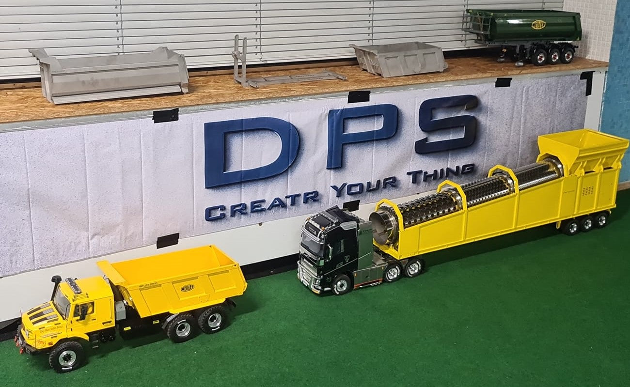 （DPS 滾筒篩） 1/14三軸滾筒拖車