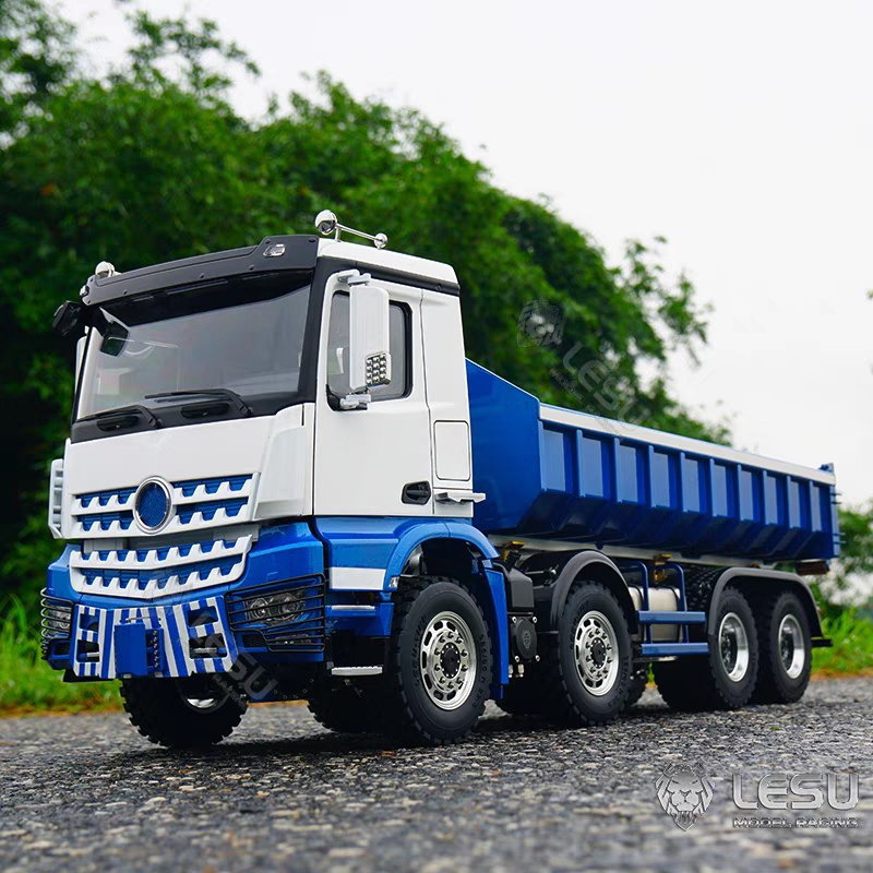 (奔馳8X8全卸噴漆版RTR ）1/14遙控液壓滾裝全卸車