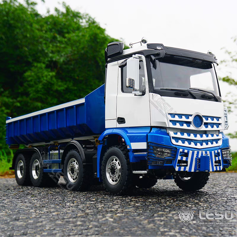 (奔馳8X8全卸噴漆版RTR ）1/14遙控液壓滾裝全卸車