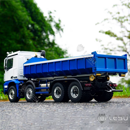 (奔馳8X8全卸噴漆版RTR ）1/14遙控液壓滾裝全卸車
