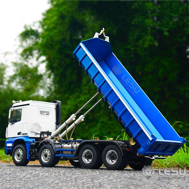 (奔馳8X8全卸噴漆版RTR ）1/14遙控液壓滾裝全卸車
