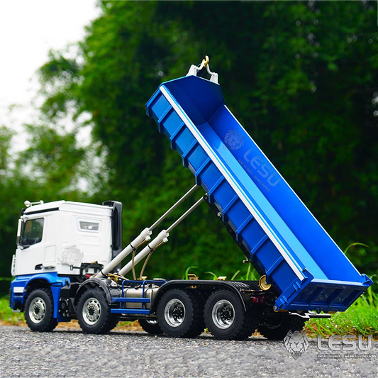 (奔馳8X8全卸噴漆版RTR ）1/14遙控液壓滾裝全卸車