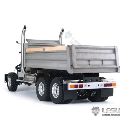 （國王6x6泥頭車）1/14遙控中置油缸自卸車