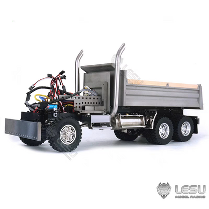 （國王6x6泥頭車）1/14遙控中置油缸自卸車