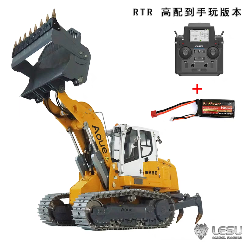 （LR636帶松土器）1/14遙控液壓全金屬履帶裝載機BA-B0014